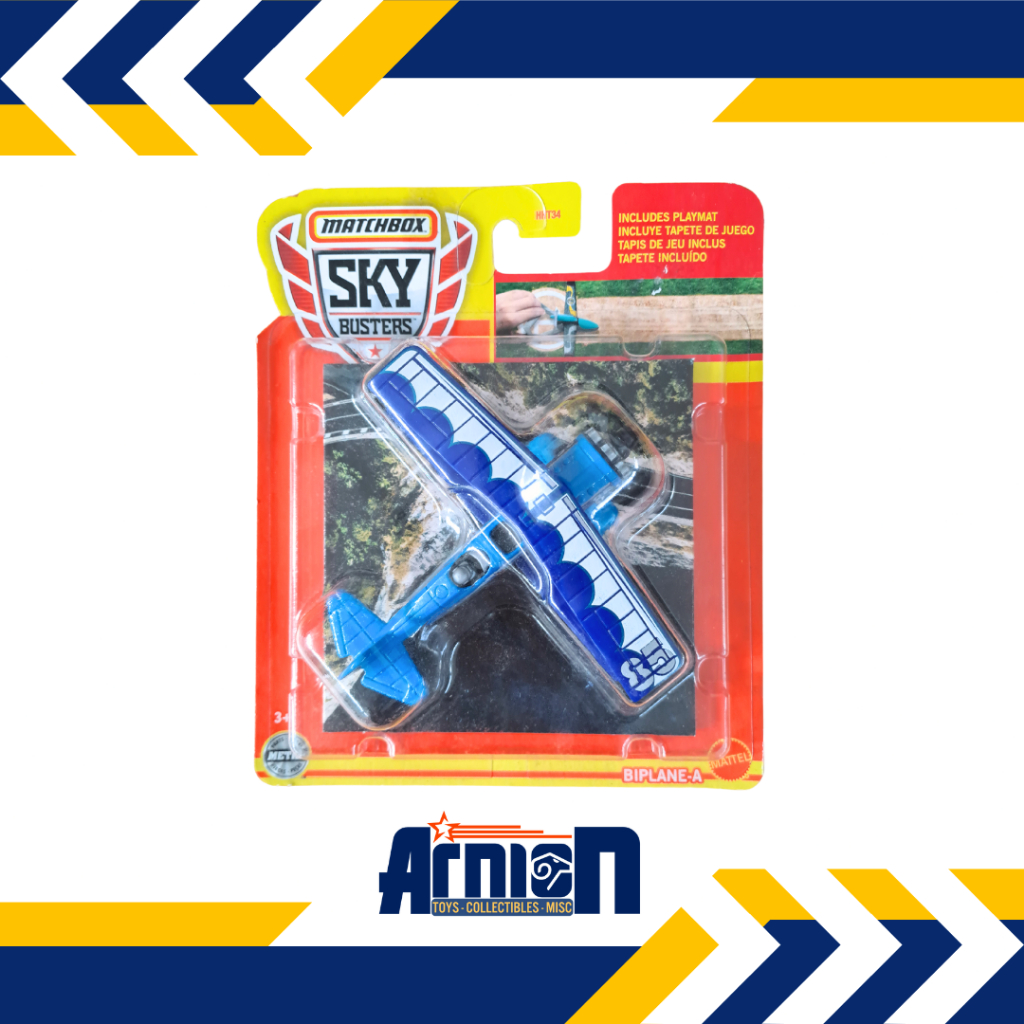 Jual Diecast Pesawat Matchbox Sky Busters 2022 - Biplane-A | Shopee ...