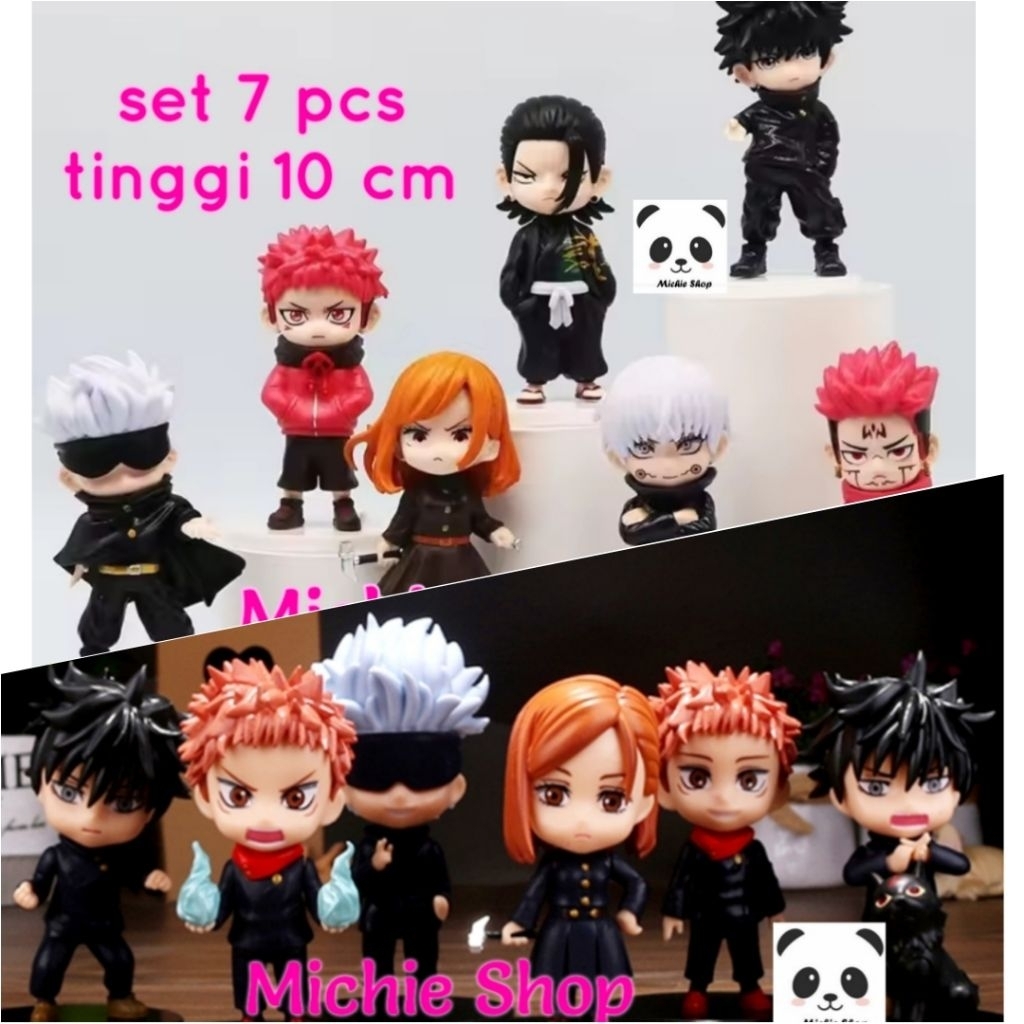 Jual Action Figure Jujutsu Kaisen Anime Toppers Satori Gojo Yuji ...