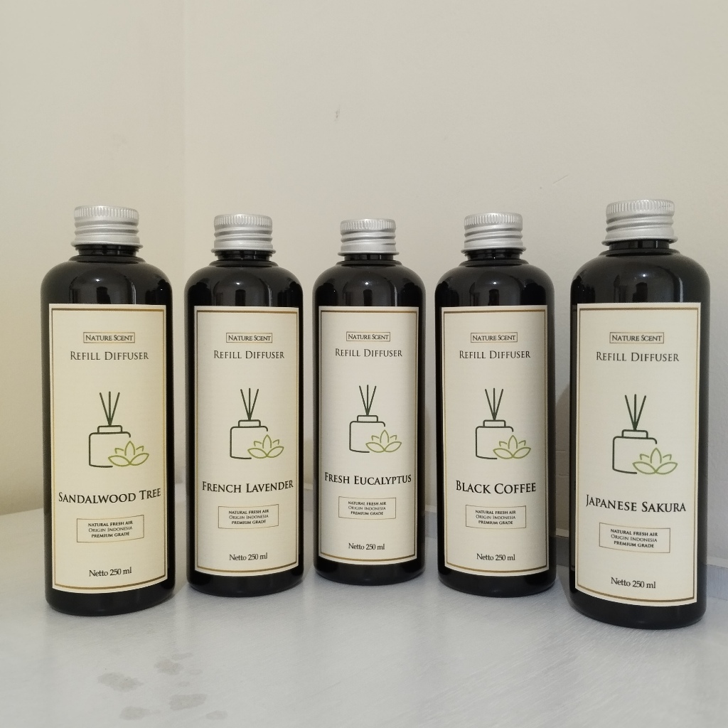 Jual Reffill isi ulang pengharum ruangan reed diffuser 250 ml - reffil ...