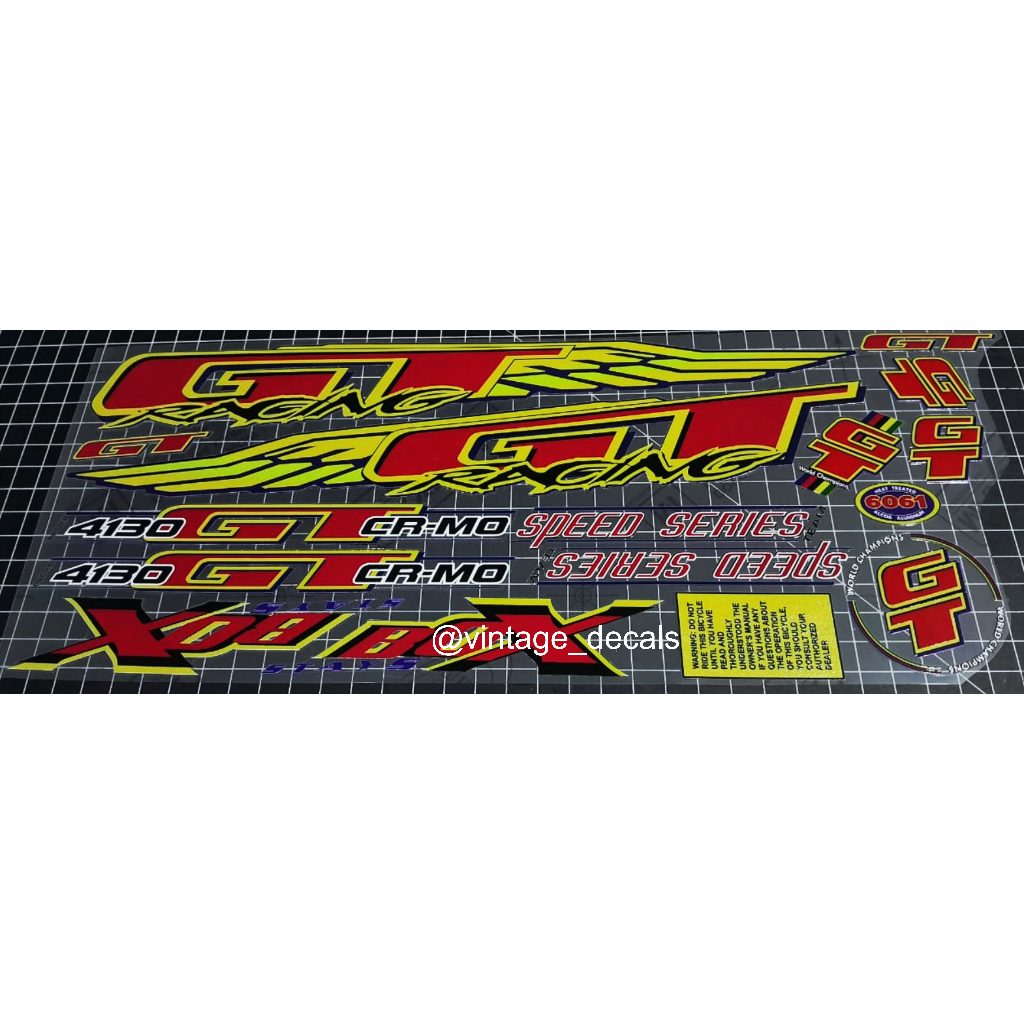 Jual decals replacement GT BMX speed series | Shopee Indonesia