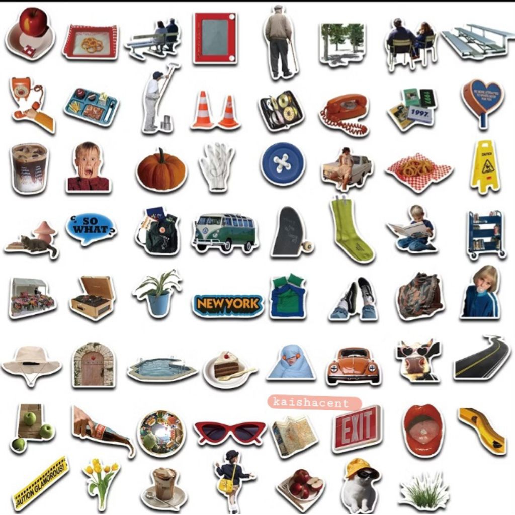 Jual COLORFUL AESTHETIC STICKER GAYA AMERICA PACK (ISI 5 PCS) | Shopee ...