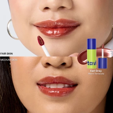 TAVI GEL TO OIL STAINING LIP GLIDE ( 4 G ) Lip Tint Glossy Oil Infused Bibir Lembab Ringan