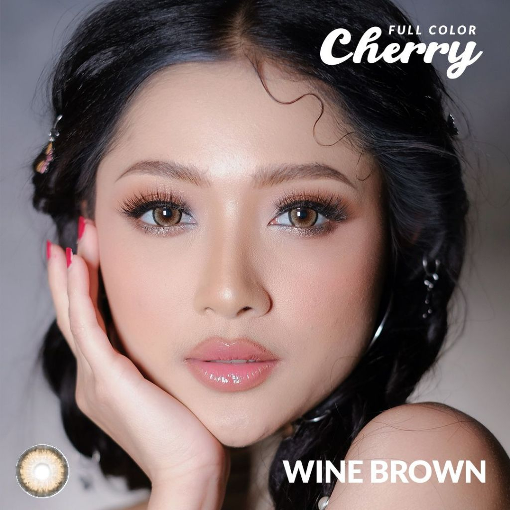 Jual SOFTLENS CHERRY FULL COLOR NORMAL DIA 14.5MM FREE LENSCASE ...