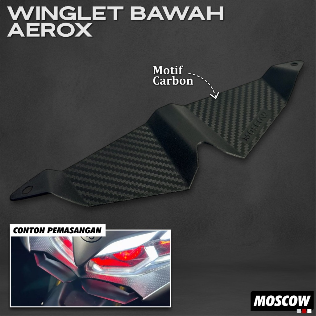 Jual Winglet Aerox New 2020 - 2024 Karbon Winglet Aerox New Connected ...