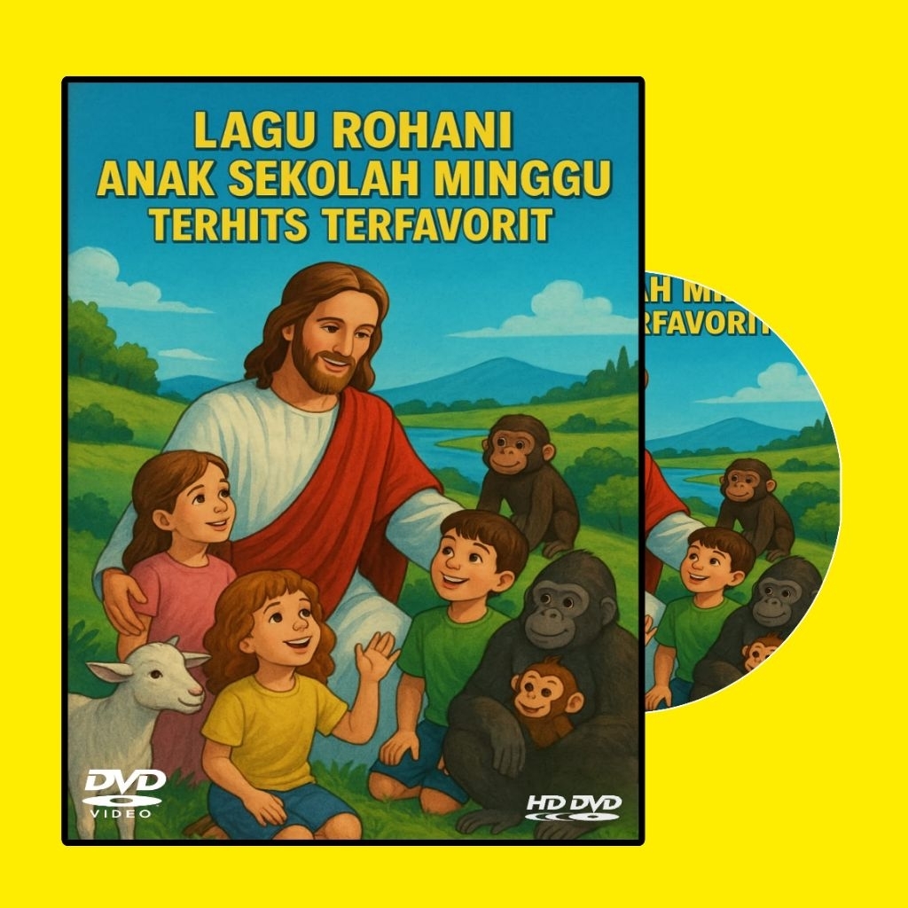 Jual KASET DVD LAGU ROHANI ANAK SEKOLAH MINGGU-LAGU ANAK ROHANI-VCD ...