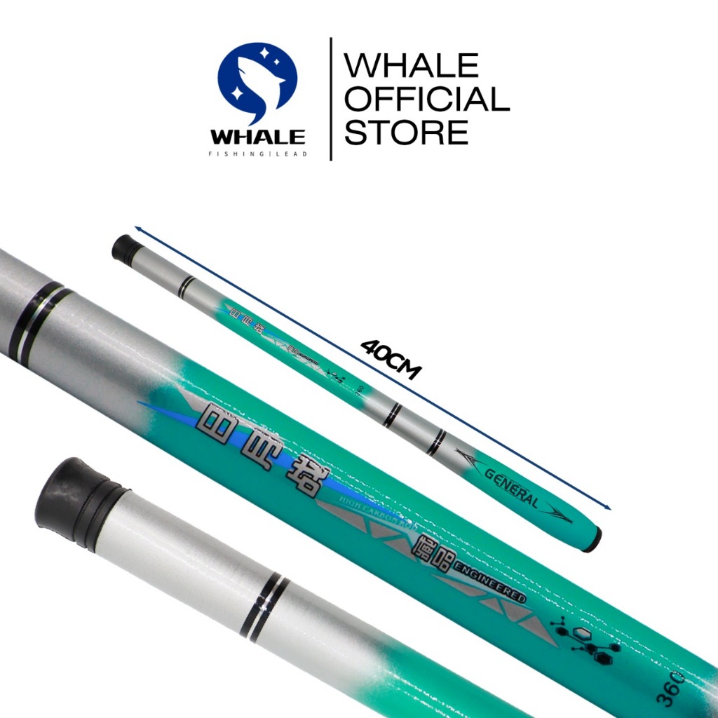 Jual WHALE Joran pancing portabel ultra pendek Joran tangan/Panjang ...