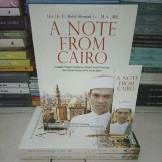 NOVEL ISLAMI BACAAN MEMOAR TOKOH AGAMA / A NOTE FROM CAIROO / ORIGINAL