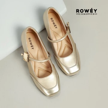 Rowey Sepatu Wanita Flat Shoes Korea Sepatu Mewah Azuki