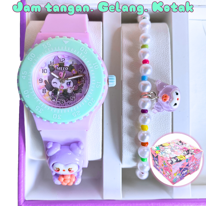 Jam tangan anak perempuan with Cartoon box unicorn Watch jam tangan anak  LED Light Kids Watches for Boys Girls Students Digital Watch Colorful Flash 