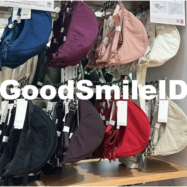 Jual SALE!! READY STOCK Tas Bahu Mini Bulat Round Half Moon Bag UNIQLO ...