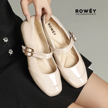 Rowey Sepatu Flat Shoes Korea Sepatu Wanita Flat Simple Dan Elegan Delima