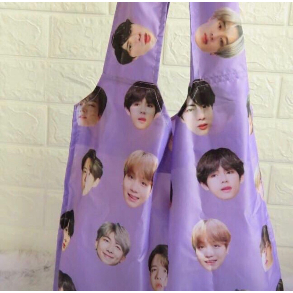 Jual Tas Lipat Belanja Bareng Kpop Kdrama BTS ARMY | Park Seo Joon ...