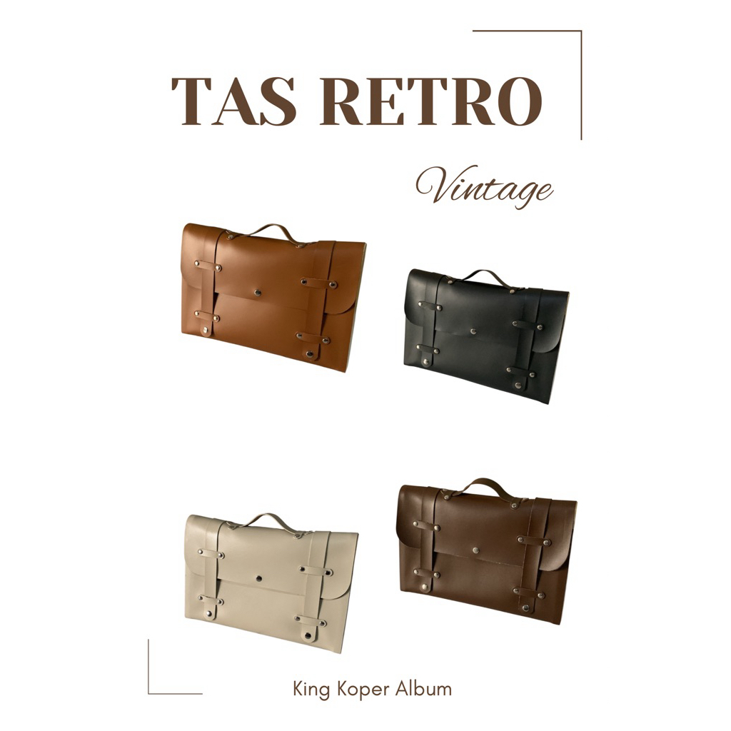 Jual KOPER/BOX/TAS KULIT RETRO ALBUM FOTO 20x30 | Shopee Indonesia