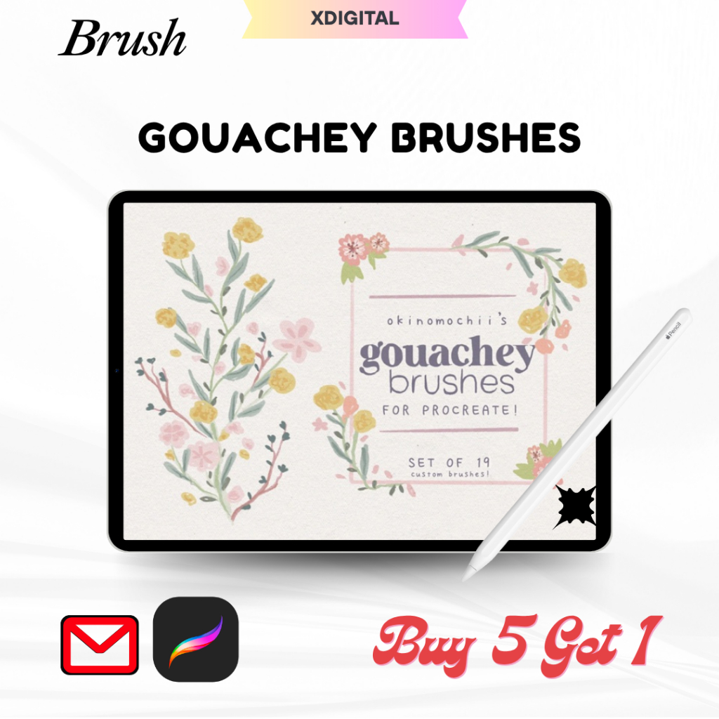 Jual Procreate Brush - Gouachey Brushes | Shopee Indonesia