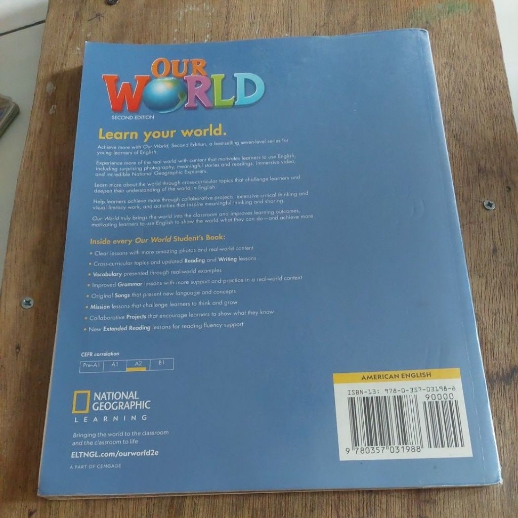 Jual OUR WORLD 5 SECOND EDITION STUDENTS BOOK | Shopee Indonesia