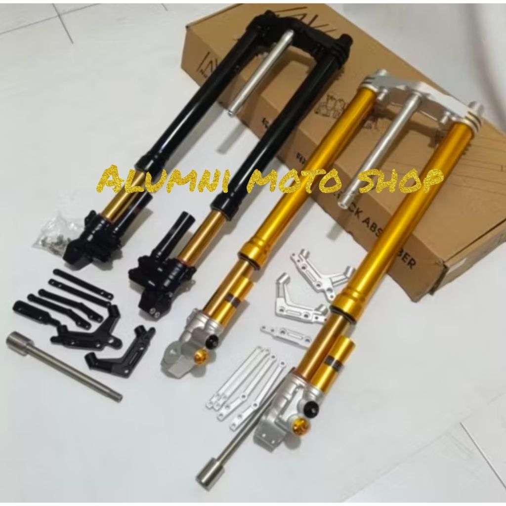 Jual shock usd upside down yamaha xmax new xmax old double disc radial ...
