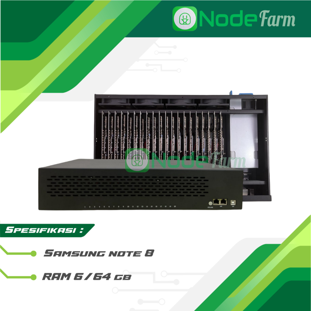 Jual Box Phone Farm Full Set Samsung Note 8 6/64 | Shopee Indonesia