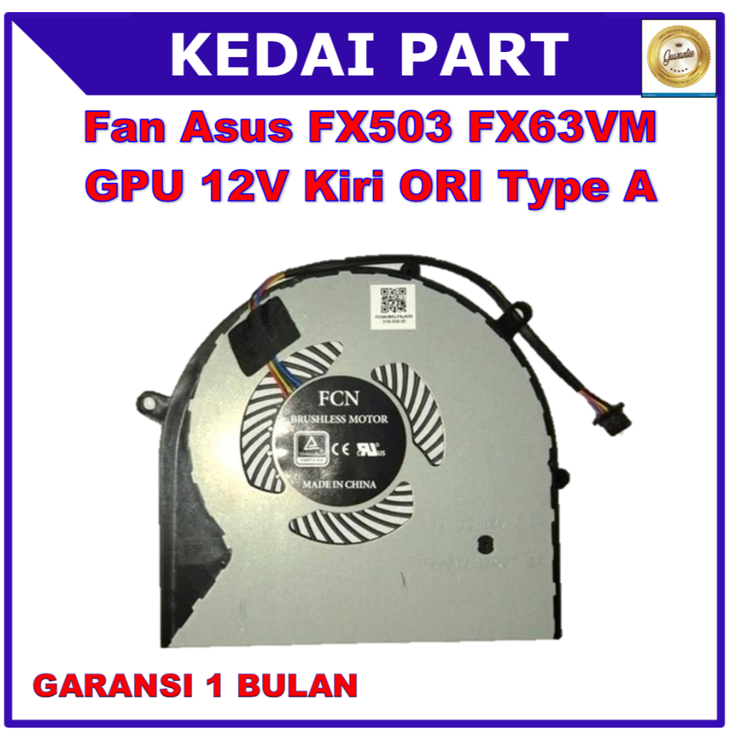 New Asus ROG Strix GL503 GL503VD FX503VD CPU Fan DFS521212MP0T