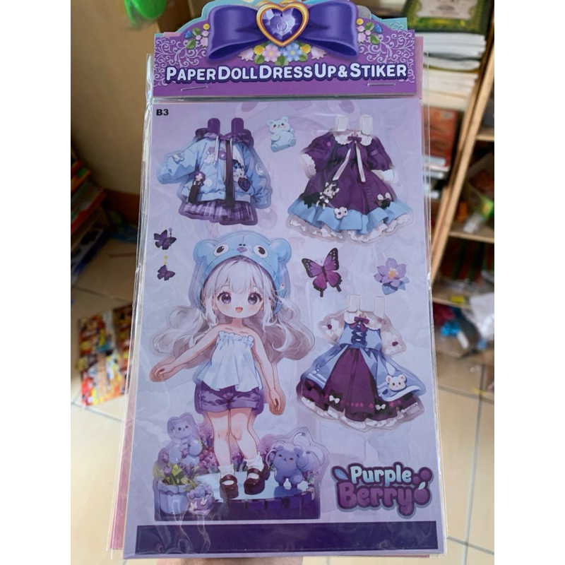Jual paper doll dress up sticker / sticker tempel lucu viral / stiker ...