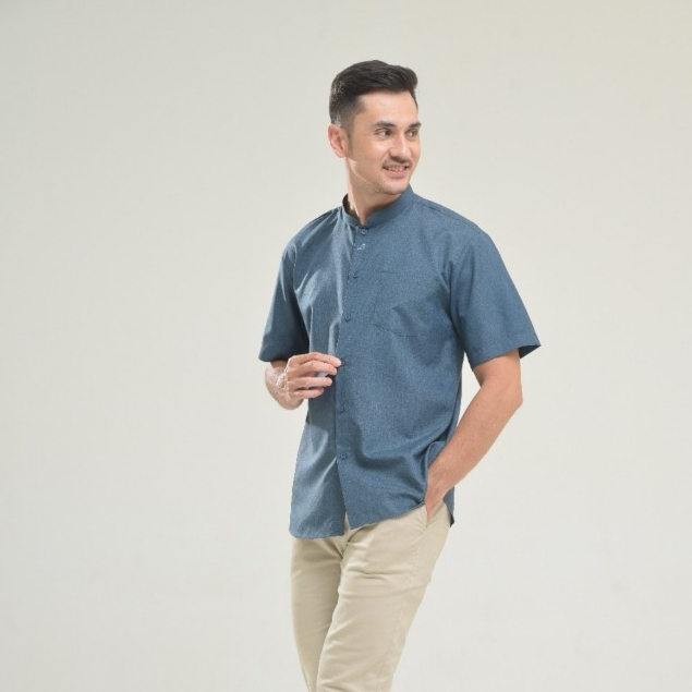 Jual Rabbani - Kemeja Koko Lengan Pendek Kemko Abiyyu Pdk | Shopee ...