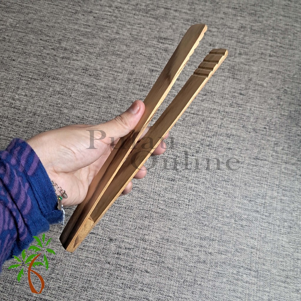 Jual Penjepit Makanan / Capitan Kayu Jati / Capit Makanan / Wooden ...