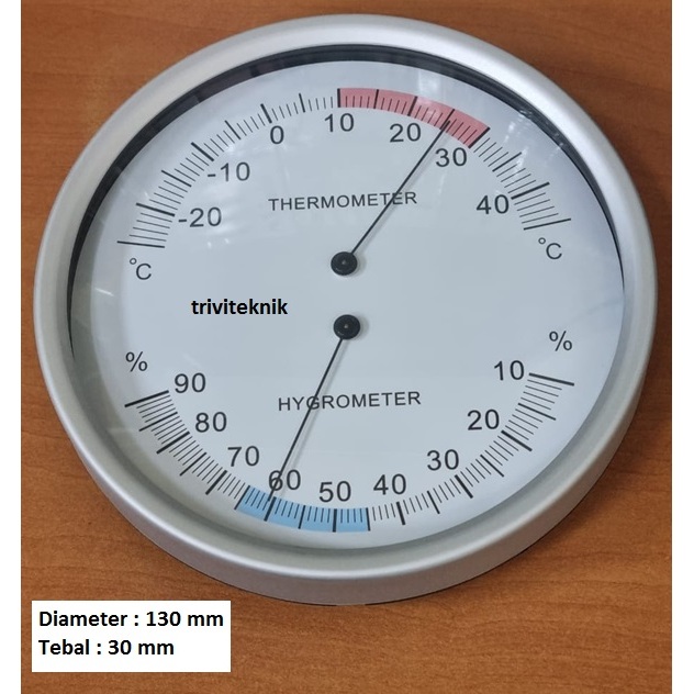 Jual alat ukur pengukur suhu kelembapan udara ruangan termometer ...