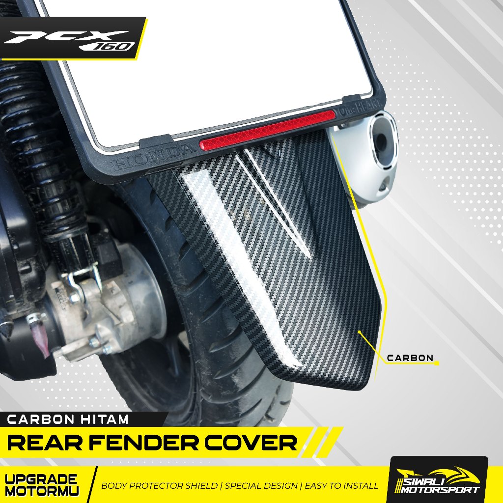 Jual Cover Belakang Rear Fender All New Pcx 160 2025 Motor Honda Hitam ...