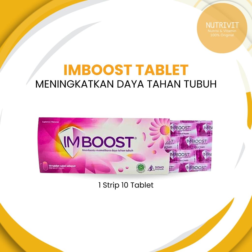 Jual IMBOOST TABLET 10's - Suplemen daya tahan tubuh - Per Strip ...