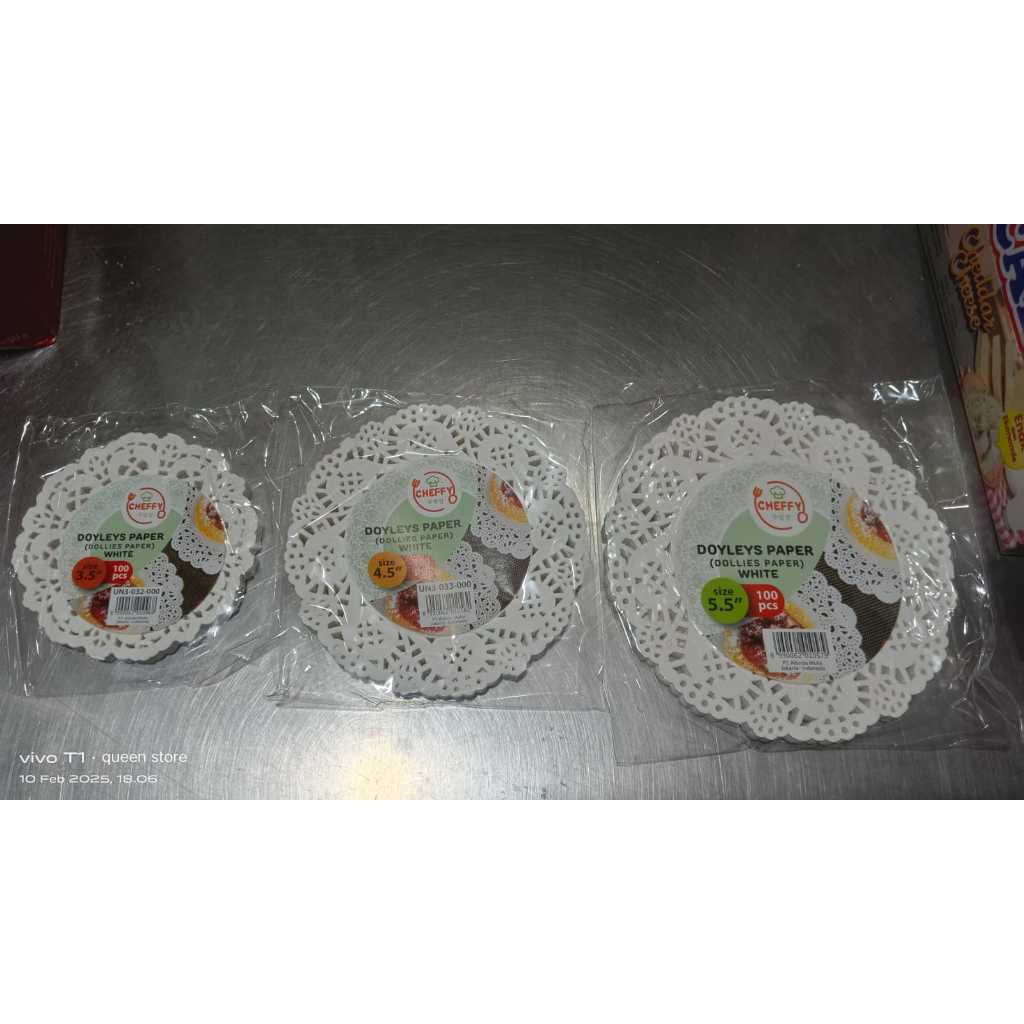 Jual Dollies paper doyleys paper putih 100 lembar | Shopee Indonesia