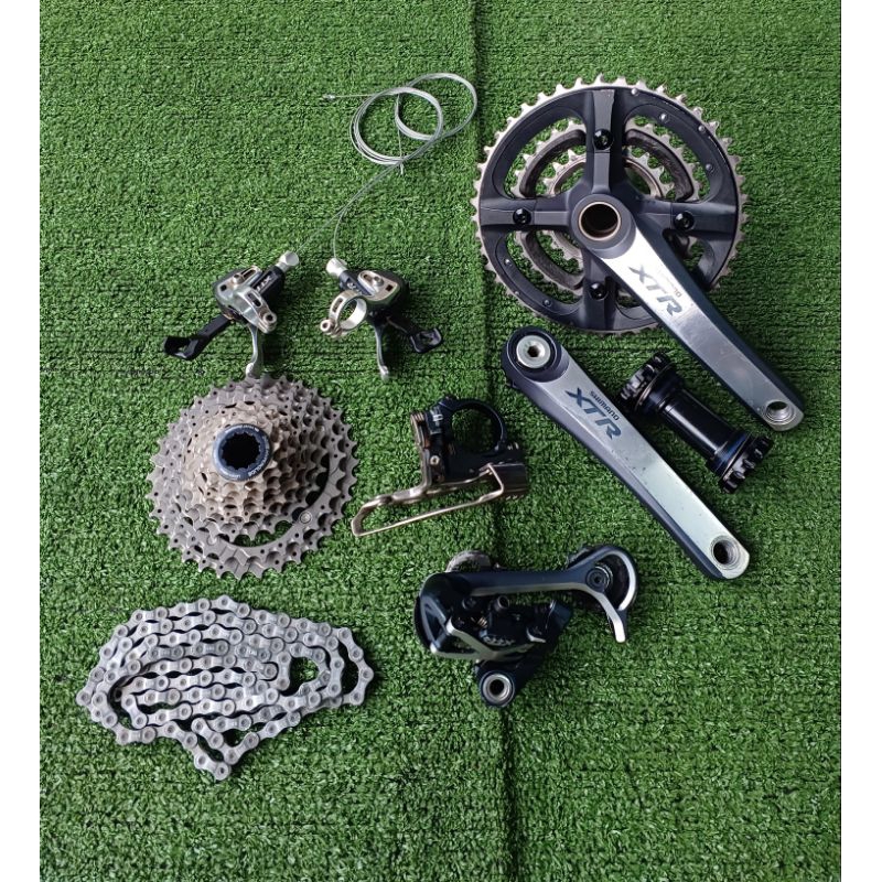 Jual Groupset Shimano XTR M970 3x9 Speed Crank Shifter Jual Groupset Shimano XTR M970 3x9 Speed Crank Shifter