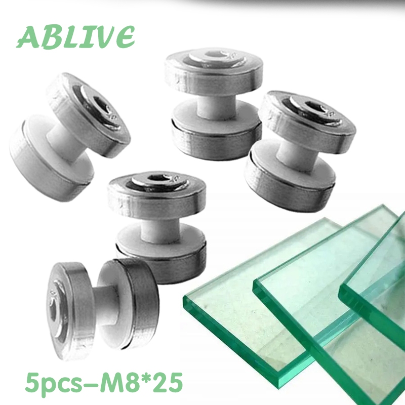 Jual Isi 5 Baut Penjepit Kaca Tiang Railing Jepitan Kaca Stainless Baut ...