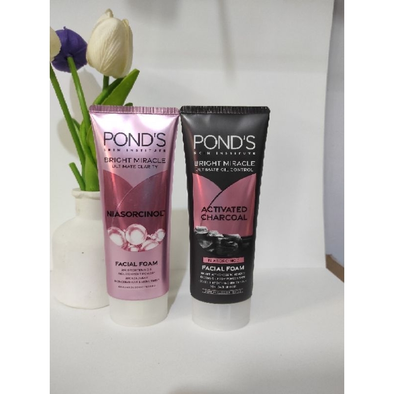 Jual Pond's Bright Miracle Facial Foam Niasorcinol 100g | Shopee Indonesia
