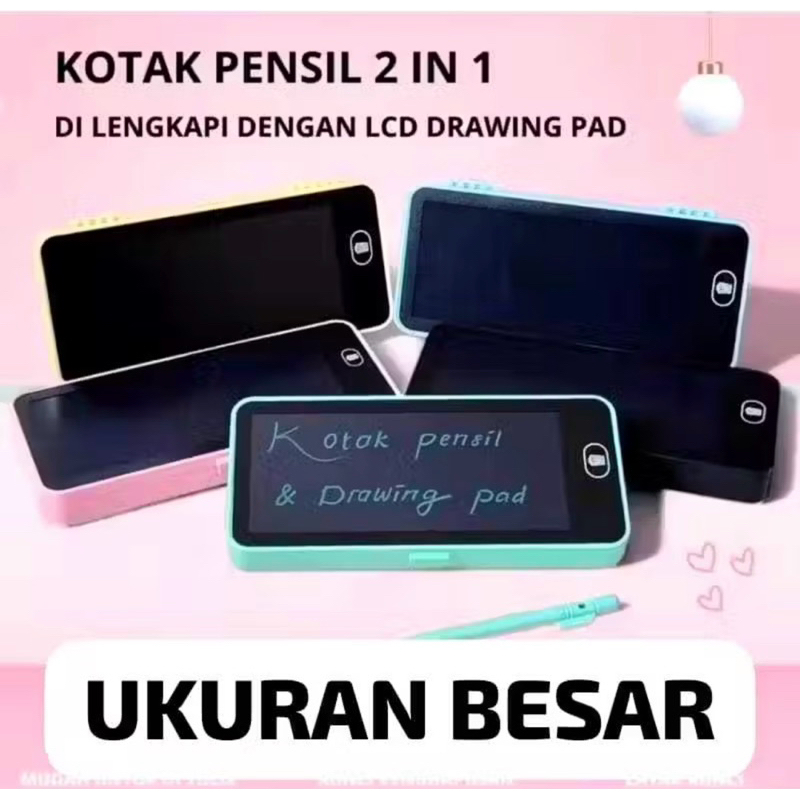Jual KPC-Kotak Pensil Case Besar Lcd Writing Drawing Box Case Ukuran ...