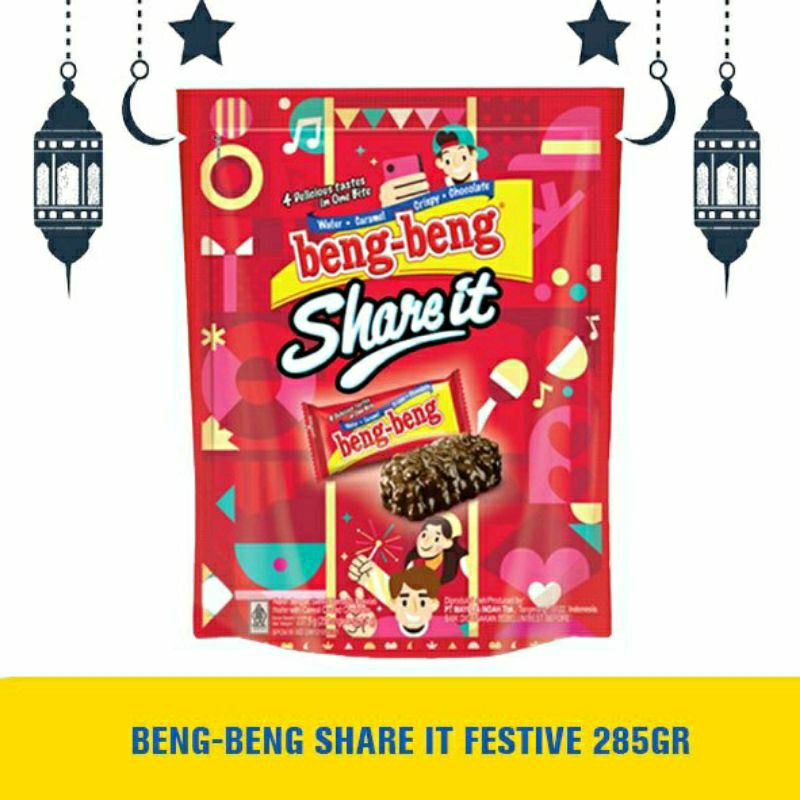 Jual BENG-BENG SHARE IT FESTIVE 285GR | ISI 25 PCS | Shopee Indonesia