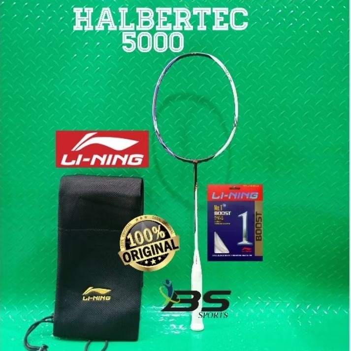Jual RAKET BADMINTON LINING HALBERTEC 5000 ORIGINAL | Shopee Indonesia