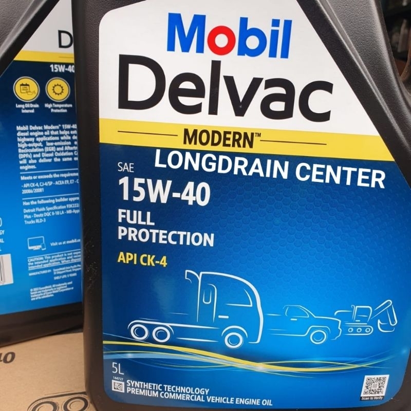 Jual OLI MOBIL DELVAC MODERN 15W40 API CK -4 KEMASAN GALON 5 LITER ...