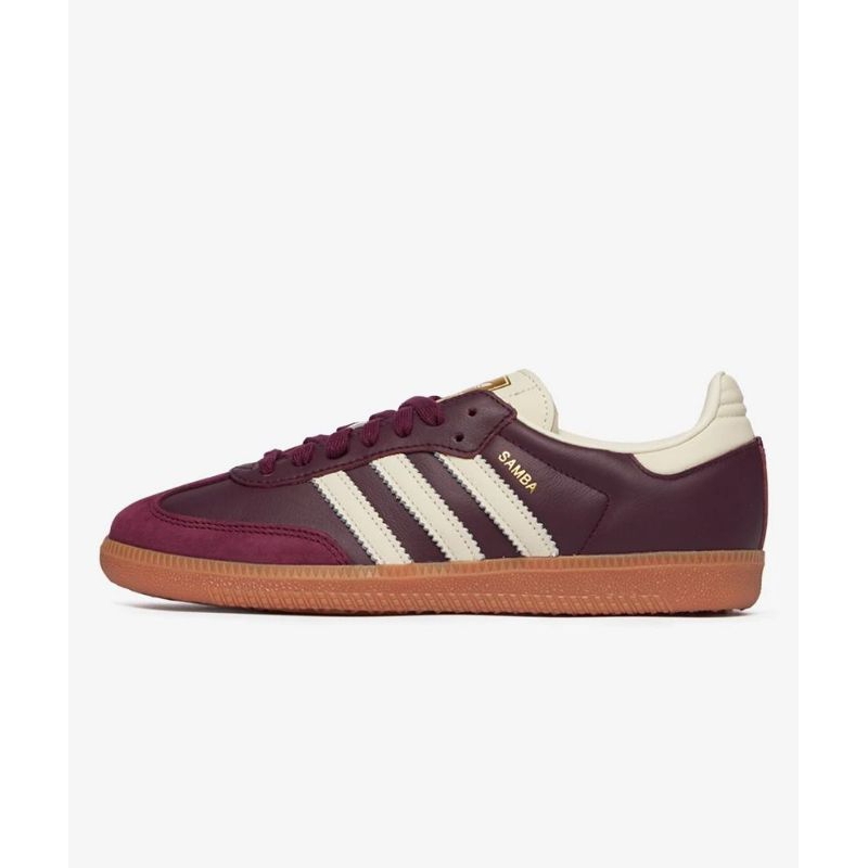 Jual ADIDAS SAMBA OG MAROON CREAM WHITE ID0477 ORIGINALS | Shopee Indonesia
