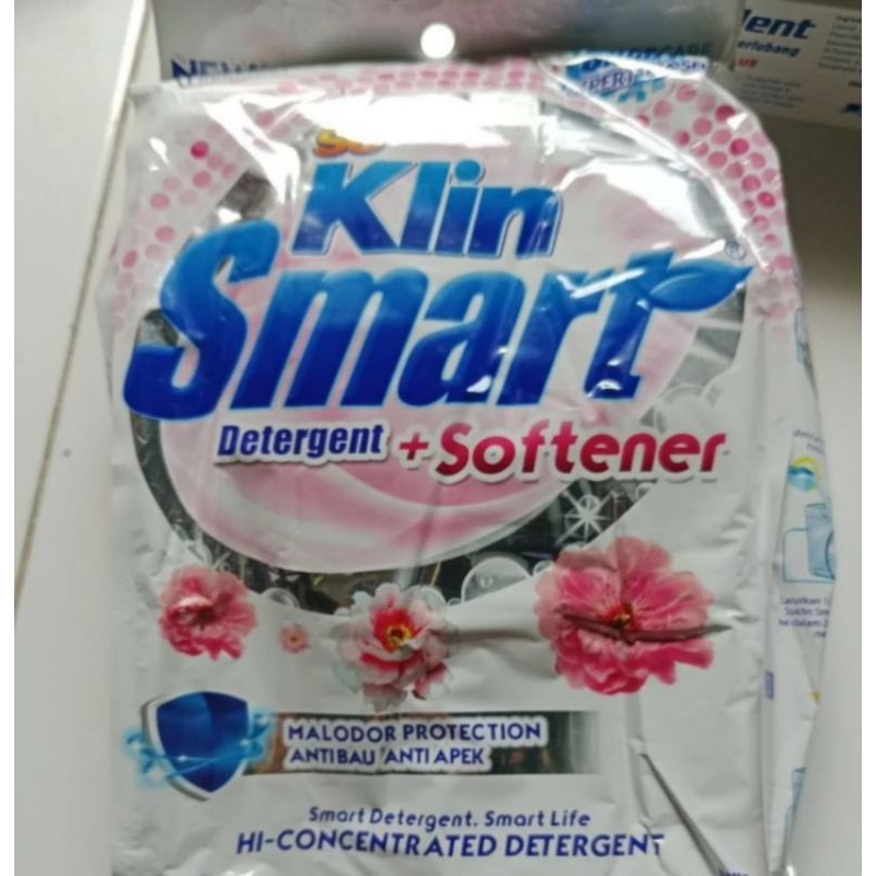 Jual SO KLIN SMART DETERGENT + SOFTENER free piring keramik 800 gr ...