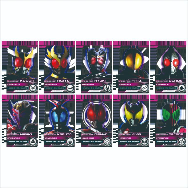 Jual Custom Card Kamen Rider Decade Kuuga Decade | Shopee Indonesia