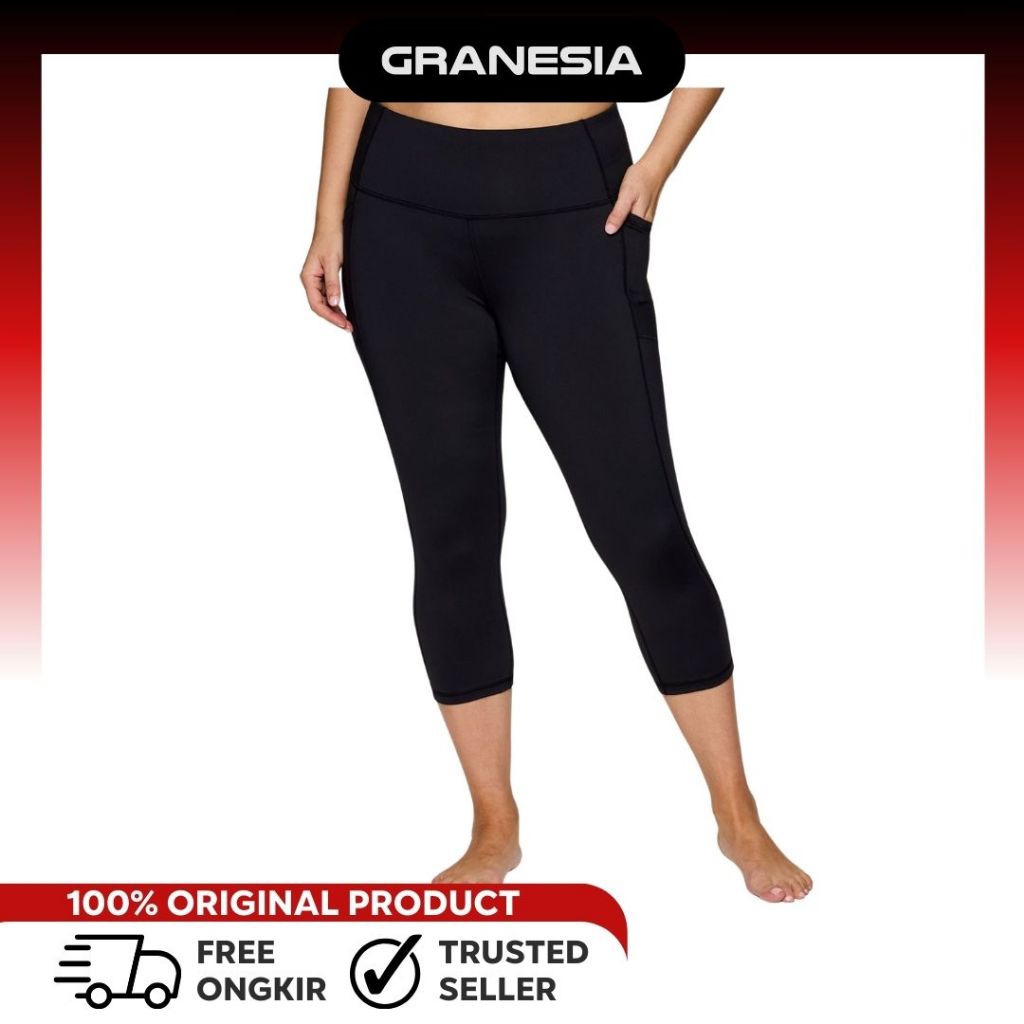 RBX capri length legging XS peached tech flex compression wicking squat proof