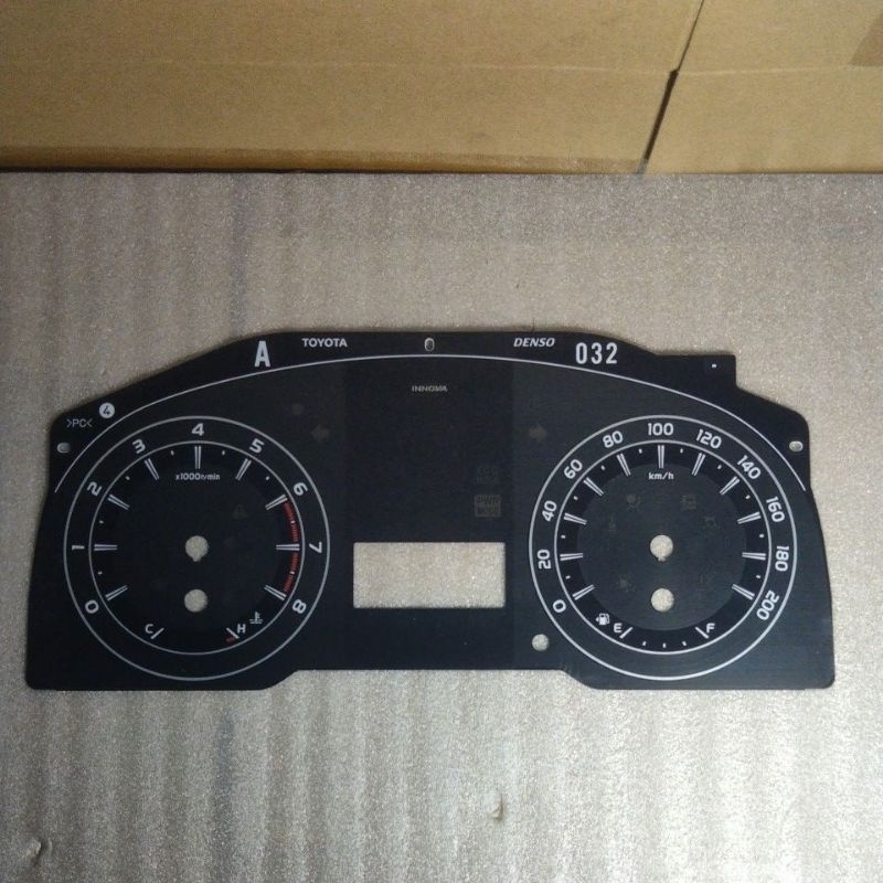 Jual Custom Panel / Papan Spidometer Manual Mobil Toyota Innova Reborn ...