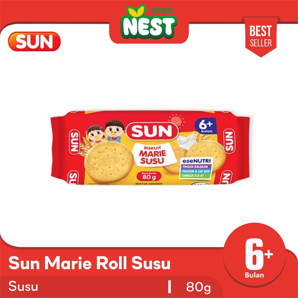 Jual SUN MARIE ROLL Susu 80gr dan 150 gr | Shopee Indonesia