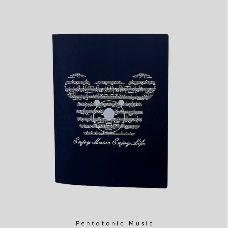 Jual Bear Music Clear Holder Black Map Partitur Kertas File Musik ...