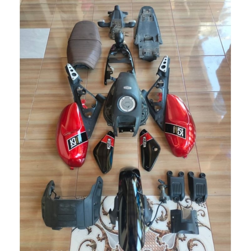 Jual Body fullsett XSR Original lengkap baut sett bracket dll | Shopee ...