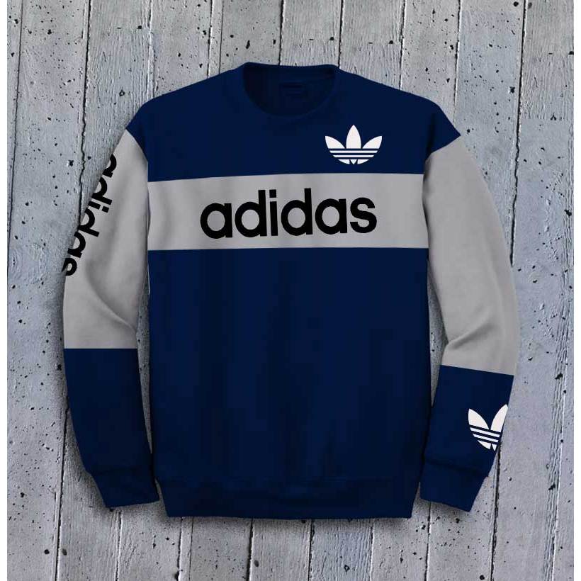 Jual sweater pria wanita kombinasi 2 warna lengan panjang jaket