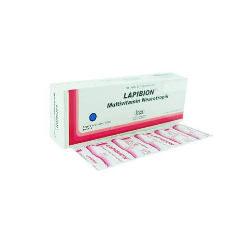 Jual Lapibion Multivitamin Neurotropik 10 Tablet Perstrip | Shopee ...