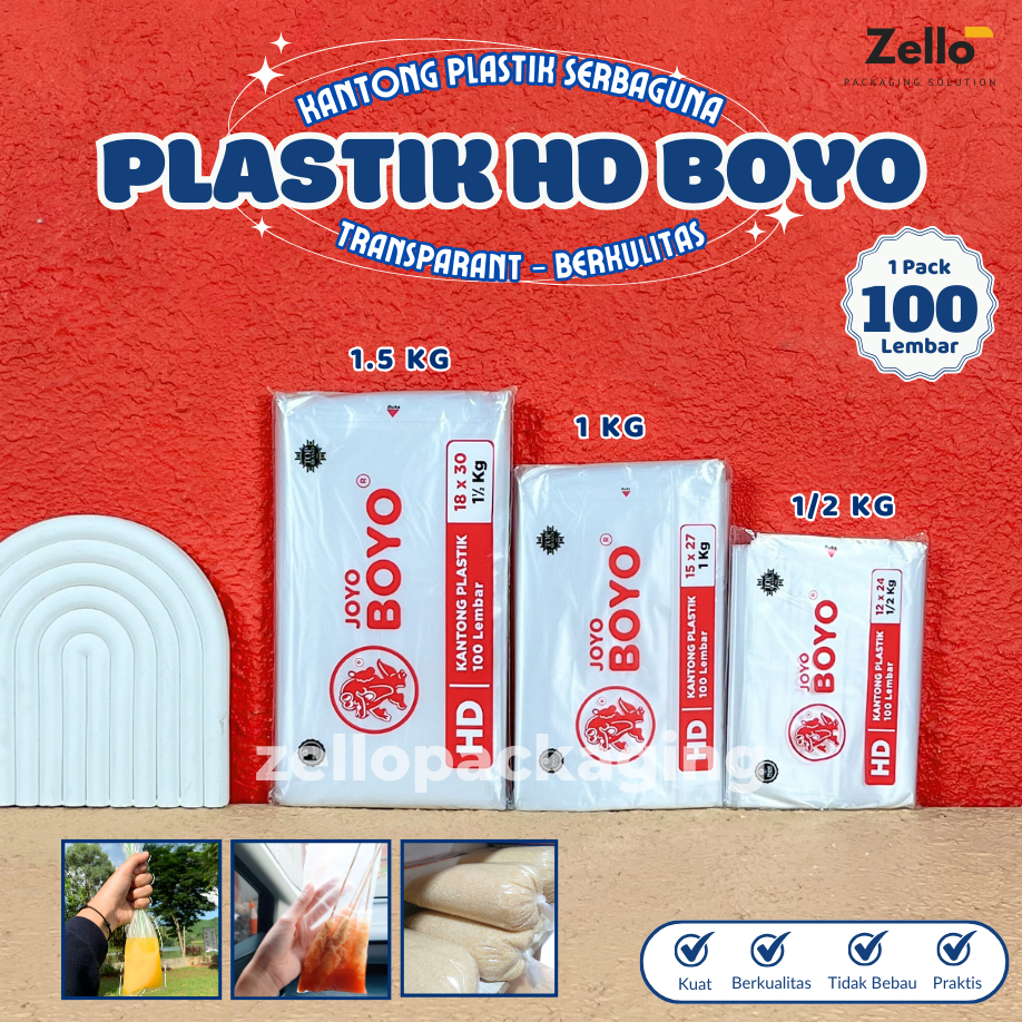 Jual Plastik Boyo HD Kuah Soto Bakso Lauk Makanan Ukuran Tahan Panas ...