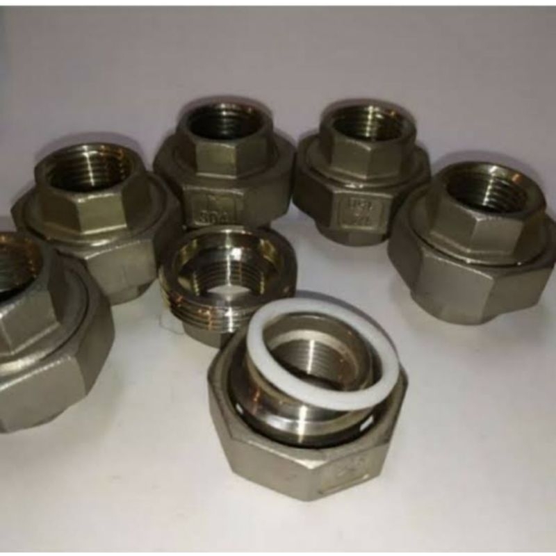 Jual Watermur Union Stainless Steel 304 Water Mur Drat SS304 dn 1/8