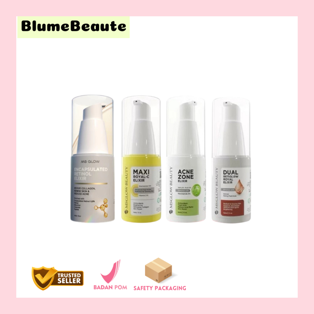 Jual Blumebeaute - MS GLOW ELIXIR BOOSTER MAXI ROYAL C DUAL RETIGLOW ...