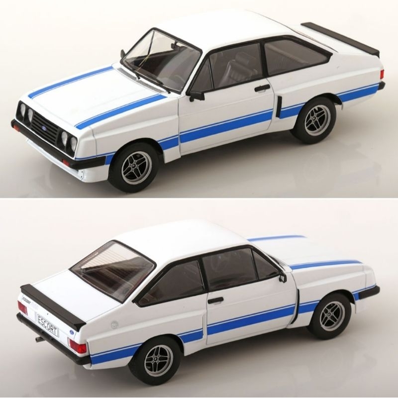 Ford Escort MK II RS 2000 X-Pack Rojo 1:18 – Coche de metal icónic
